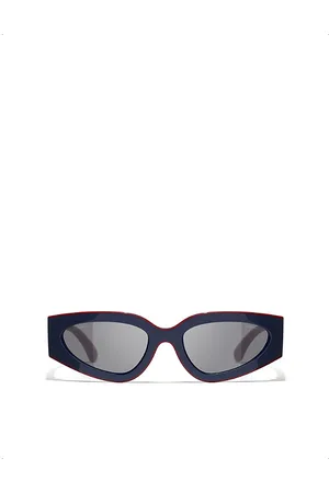 CHANEL Womens Cat-Eye Frame Sunglasses