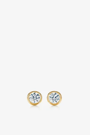 Tiffany & Co. Elsa Peretti® Diamonds By The Yard® 18ct-Gold and Diamond Stud Earrings