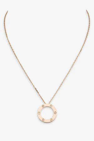 Cartier Love 18ct Rose-Gold and 0.07ct Diamond Necklace