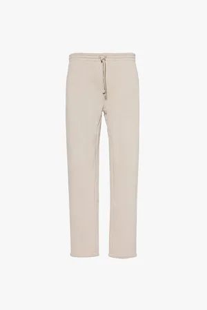 The Couture Club Mens Essentials Logo-Embroidered Cotton-Jersey Jogging Bottoms