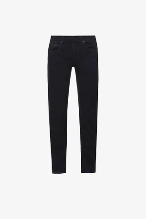 7 for all Mankind Mens Standard Luxe Performance Slim-Fit Straight-Leg Stretch-Denim Jeans