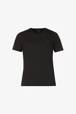DEREK ROSE Mens Basel Stretch-Jersey T-Shirt
