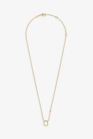 Boucheron Serpent Bohème 18ct Yellow- , Nacre Blanche and Diamond Necklace