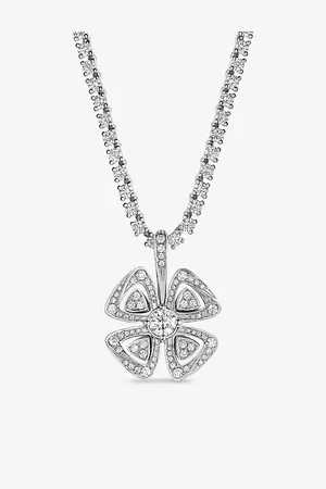 Bvlgari Fiorever 18ct White-Gold and 5.96ct Brilliant-Cut Diamond Necklace