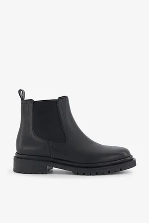 Dune Womens Perceive Cleated Leather Chelsea Boots