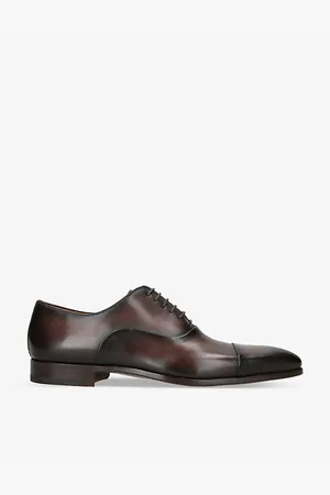 Magnanni Mens Milos Toecap-Stitched Leather Oxford Shoes