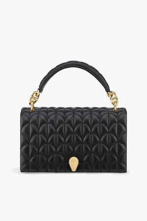 Bvlgari Womens Serpenti Sugarloaf Leather Shoulder Bag