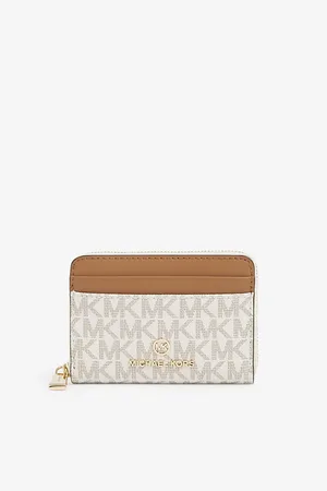 Michael Kors Womens Jet Set Monogram Coated Canvas Purse