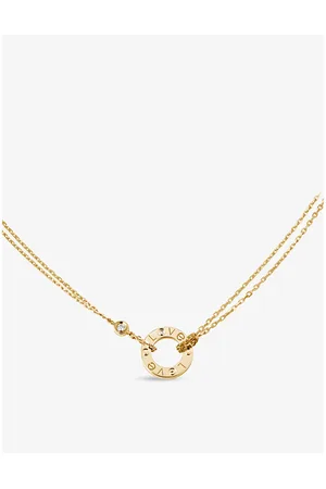 Cartier Love 18ct Yellow-Gold and 0.03ct Diamond Necklace