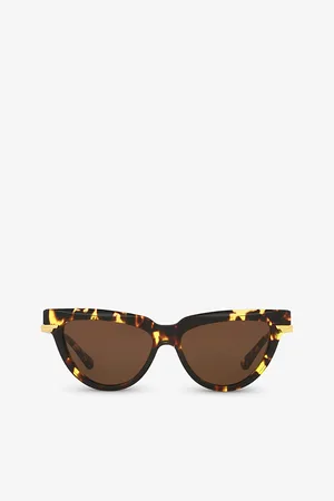 Bottega Veneta Womens 6J000421 Bv1265S Cat Eye-Frame Acetate Sunglasses
