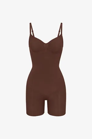 SKIMS Womens Sculpt Ruched Stretch-Woven Body