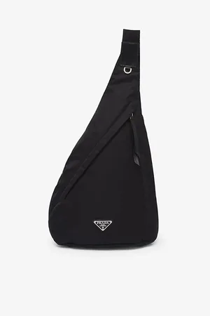 Prada Womens Re-Nylon Nylon and Leather Backpack