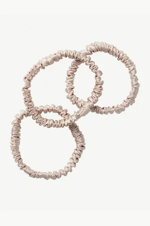 The White Company Silk Skinny Sleep Scrunchies