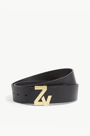 Zadig & Voltaire Womens Zv Initiale Leather Belt