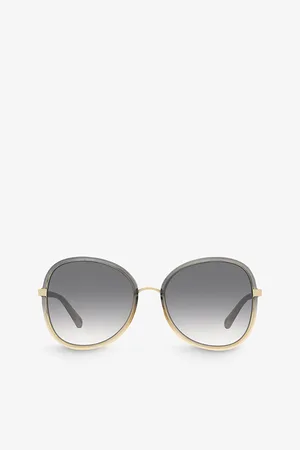 Chloé Womens Ch0030S Butterfly-Frame Acetate Sunglasses