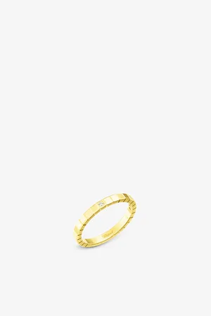 Chopard Ice Cube 18ct Yellow-Gold and Diamond Ring