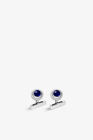 Cartier Mens Pasha De Palladium-Plated Sterling-Silver Cufflinks