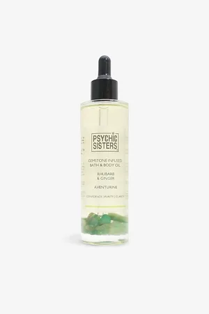 PSYCHIC SISTERS Aventurine Gemstone-Infused Bath and Body Oil 100ml