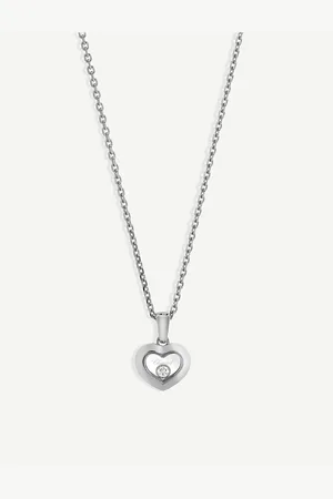 Chopard Happy Diamonds Icons 18ct White-Gold and Diamond Pendant