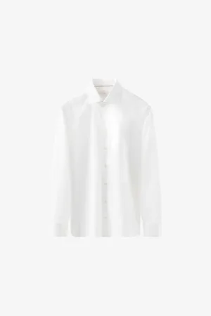 Eton Mens Elevated-Twill Contemporary-Fit Cotton Shirt