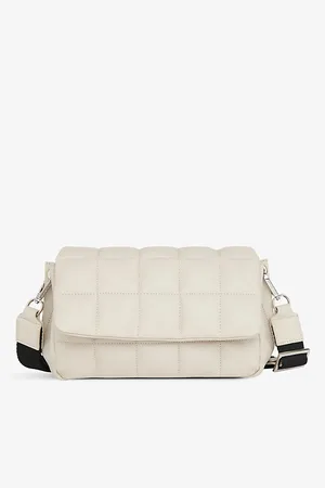 Whistles Womens Ellis Quilted Adjustable-Strap Leather Crossbody Bag