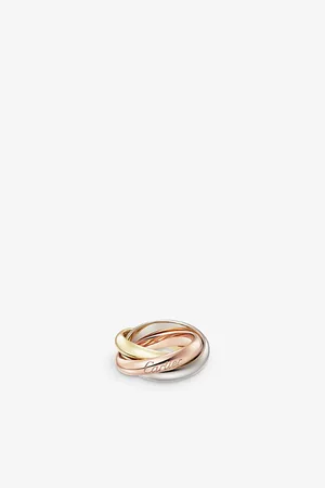 Cartier Trinity Large 18ct White-Gold, Yellow-Gold and Rose-Gold Ring