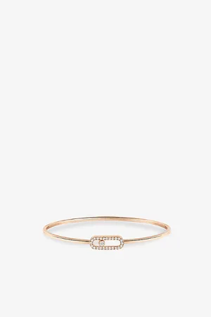 MESSIKA Move Uno Flex Medium 18ct Rose-Gold and 0.34ct Brilliant-Cut Diamond Bangle Bracelet