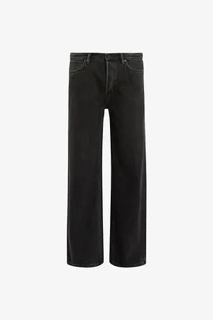AllSaints Mens Lenny Relaxed-Fit Wide-Leg Jeans