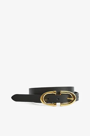 Reiss Womens Bailey Leather Waist Belt