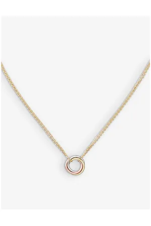 Cartier Trinity Small 18ct White, Rose, Yellow-Gold Pendant Necklace
