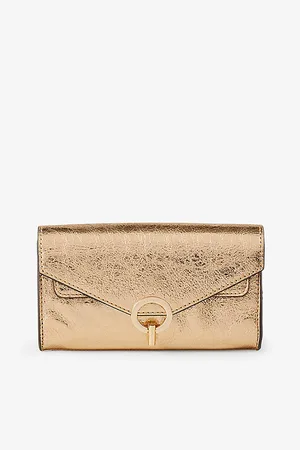 Sandro Womens Yza Leather Cross-Body Bag