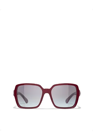 CHANEL Womens Square-Frame Sunglasses