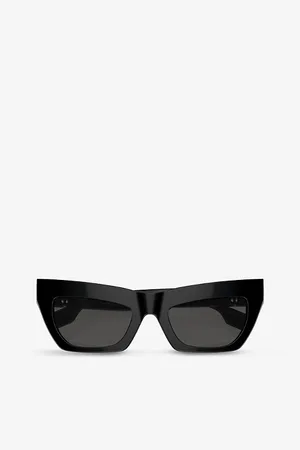 Burberry Womens Be4405 Cat Eye-Frame Acetate Sunglasses