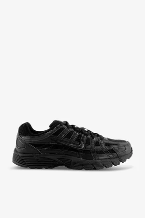 Nike Mens P-6000 Chunky-Sole Leather and Mesh Low-Top Trainers