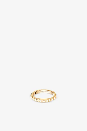 Boucheron Mens Epure 18ct Rose-Gold and 0.24ct Diamond Ring