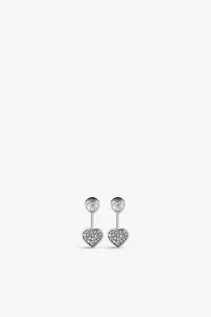 Chopard Happy Hearts 18ct White-Gold and 0.44ct Diamond Earrings