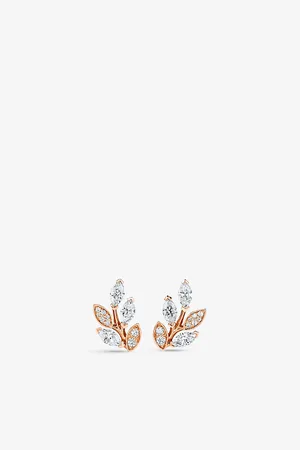 Tiffany & Co. Tiffany Victoria Diamond and 18ct Rose-Gold Earrings