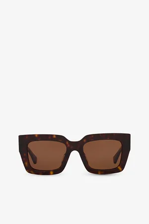 Bottega Veneta Womens 6J000394 Bv1212S Rectangle-Frame Acetate Sunglasses