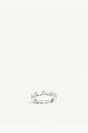 CHAUMET Bee De 18ct White-Gold and Diamond Ring