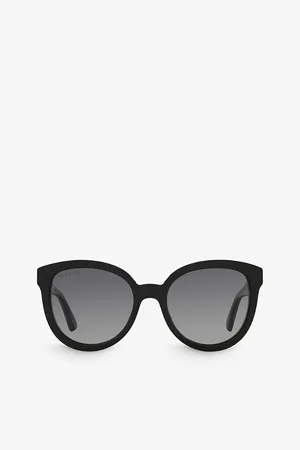 Gucci Womens Gg1315S Round-Frame Acetate Sunglasses