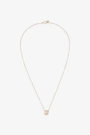 CHAUMET Bee De 18ct Rose-Gold and 0.18ct Brilliant-Cut Diamond Pendant Necklace