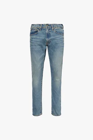 Ralph Lauren Mens Sullivan Brand Patch Slim-Leg Slim-Fit Stretch Denim-Blend Jeans