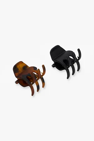 KITSCH Medium Set Of Two Plastic Claw Clips