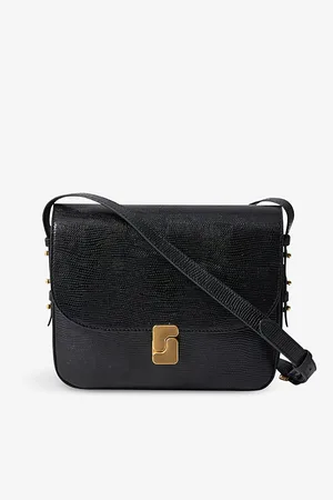 Soeur Womens Bellissima Maxi Leather Shoulder Bag