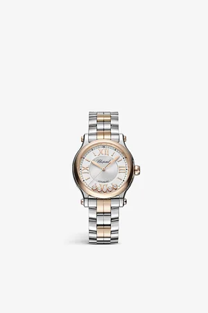 Chopard Happy Sport 278608-6002 18ct Rose-Gold, Stainless Steel and Diamond Automatic Watch