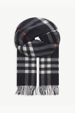 Burberry Giant Check Cashmere Scarf
