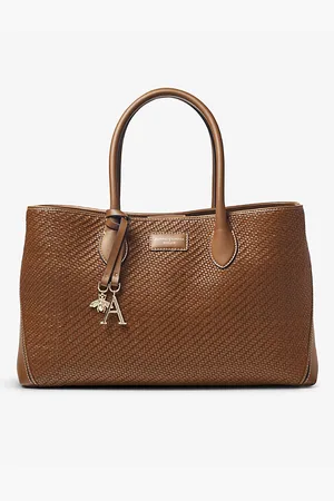 ASPINAL OF LONDON Womens London Interwoven Leather Tote Bag