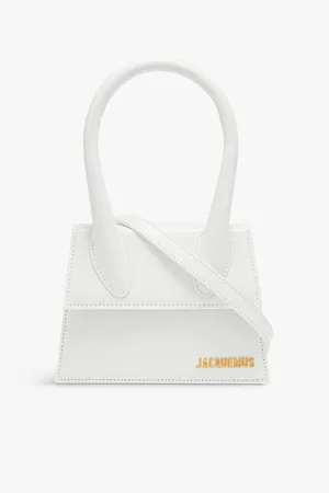 Jacquemus Womens Le Chiquito Medium Leather Top Handle Bag