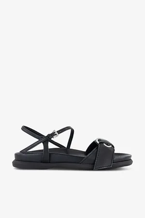 Miista Womens Silba Eyelet-Strap Leather Sandals