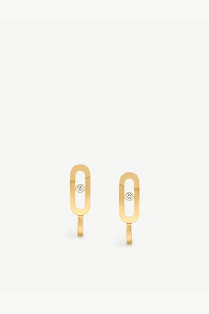MESSIKA Move Uno 18ct Yellow-Gold and Diamond Earrings